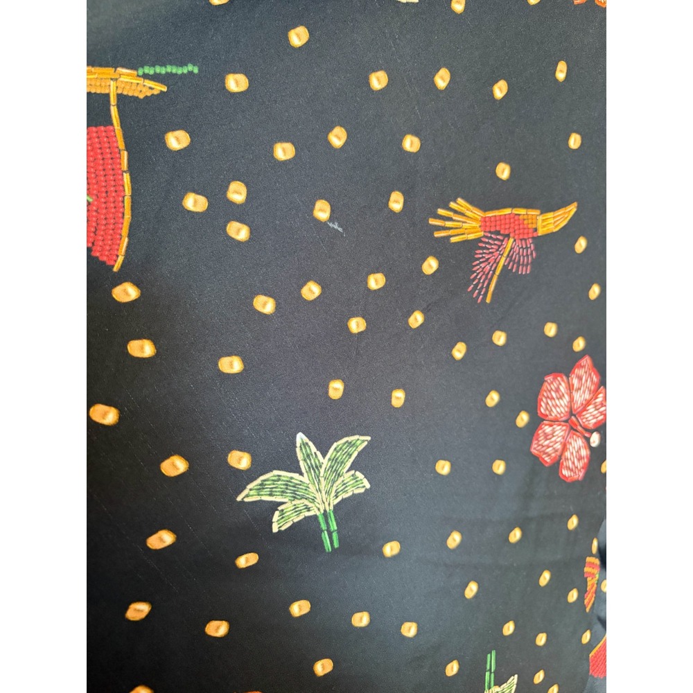 FARM Rio Riqueza Tropical Cutout Maxi Dress Polka Dot Fish Floral Tropical Large - Picture 9 of 12